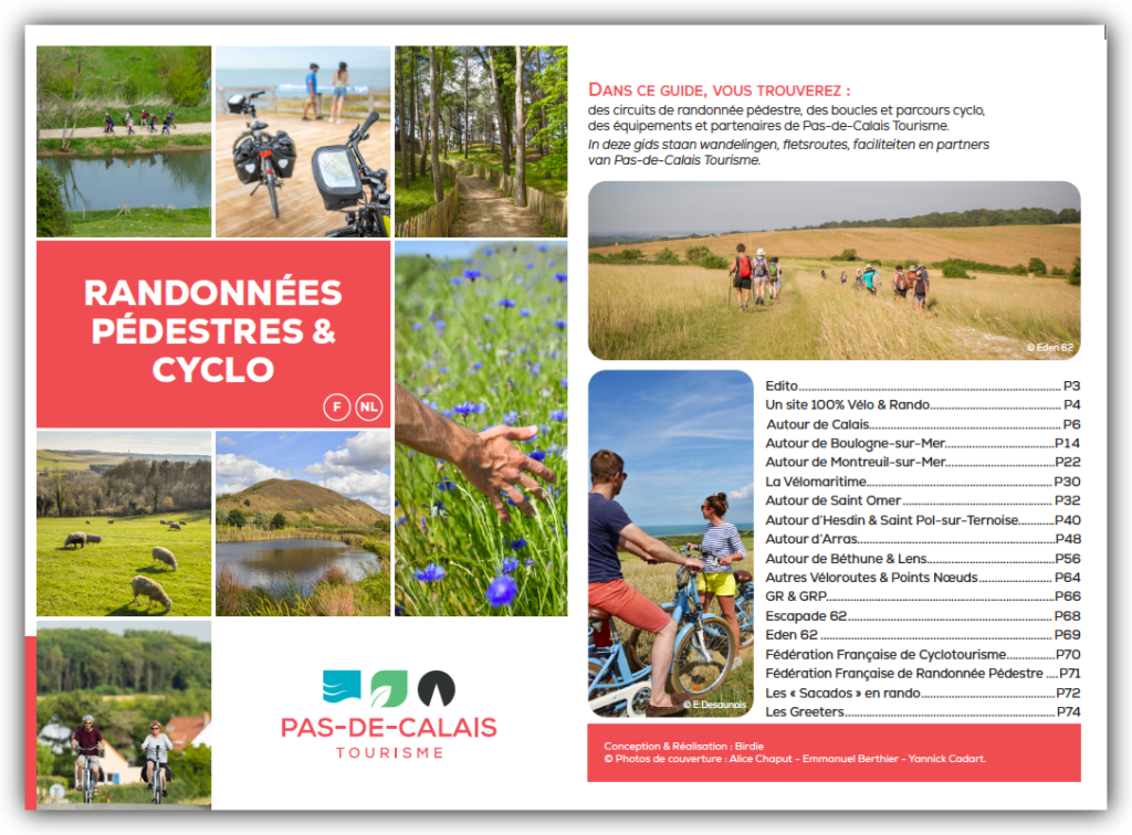 brochure fietsen wandelen 2023